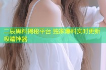二辰黑料揭秘平台 独家爆料实时更新吸睛神器