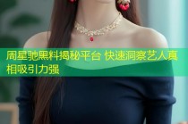 周星驰黑料揭秘平台 快速洞察艺人真相吸引力强