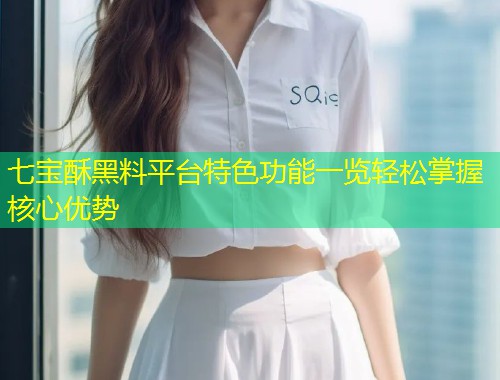 七宝酥黑料平台特色功能一览轻松掌握核心优势  第1张