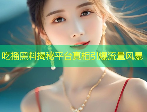 吃播黑料揭秘平台真相引爆流量风暴  第1张