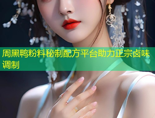 周黑鸭粉料秘制配方平台助力正宗卤味调制  第1张