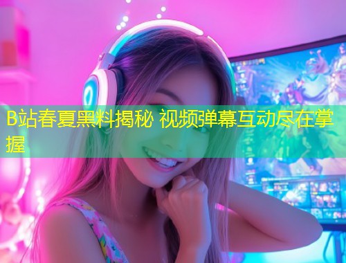 B站春夏黑料揭秘 视频弹幕互动尽在掌握  第1张