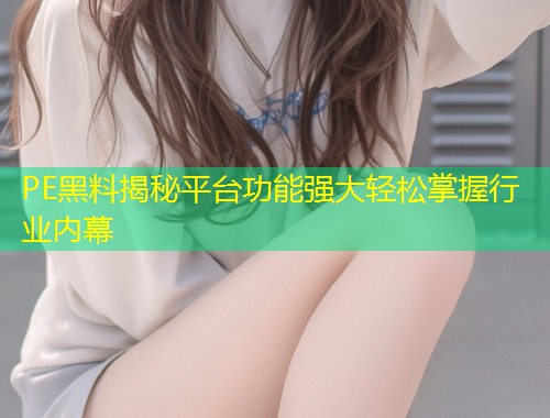 PE黑料揭秘平台功能强大轻松掌握行业内幕  第1张